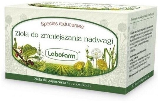 Labofarm Zioła do zmniejszania nadwagi 30 saszetek