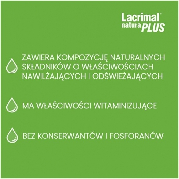 Lacrimal natura PLUS krople do oczu 10 ml