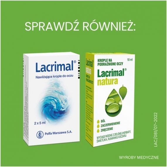 Lacrimal natura PLUS krople do oczu 10 ml