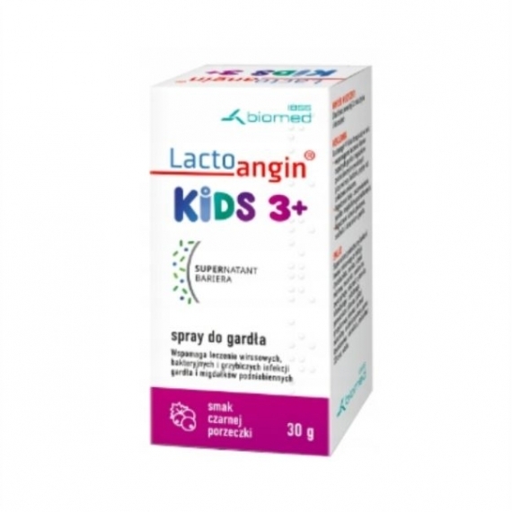 Lactoangin Kids czarna porzeczka spray 30 g