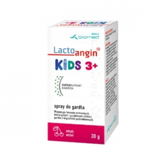 Lactoangin Kids smak wiśni spray 30 g