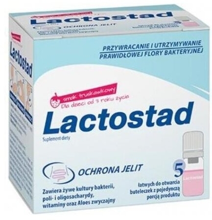 Lactostad dla dzieci płyndoustny 7ml x 5 ampułek