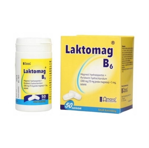 Laktomag B6 50 tabletek