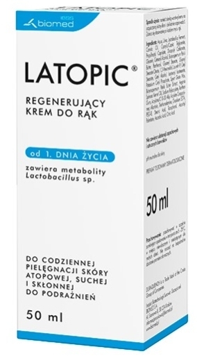Latopic Krem do rąk regenerujący 50 ml