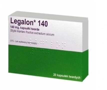 Legalon 140 mg 20 kapsułek