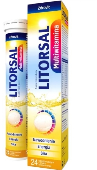 Litorsal Zdrovit Multiwitamina 24 tabletek musujących