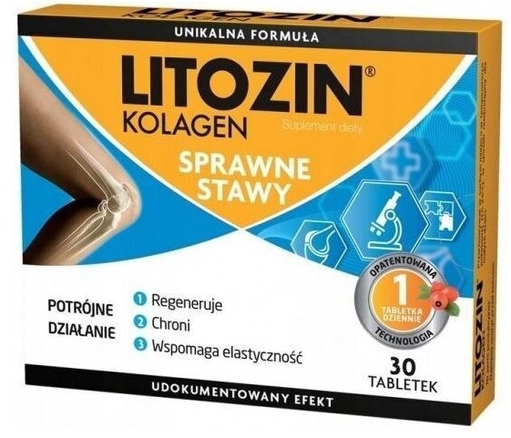 Litozin Kolagen Sprawne Stawy 30 tabletek