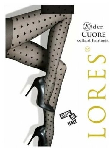 Lores rajstopy Cuore 20den rozmiar XS/S czarne