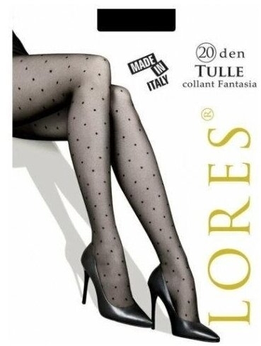 Lores rajstopy Tulle 20den rozmiar XS/S czarne