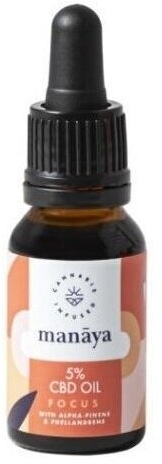 MANAYA olejek cbd 5% focus 15ml