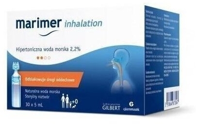MARIMER Inhalation Hipertoniczna woda morska 30 x 5 ml