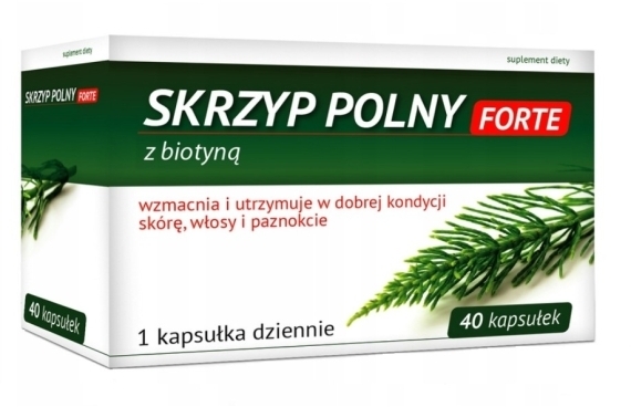 MBM Skrzyp Polny Forte z Biotyną 40 kapsułek