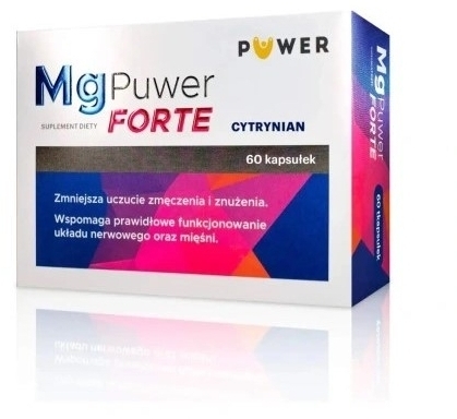 MG Puwer Forte Cytrynian 60 kapsułek