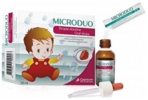 MICRODUO 40 mg krople doustne z zakraplaczem 20 ml