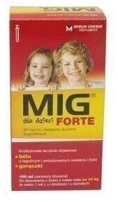 MIG Forte dla dzieci o smaku truskawkowym 100 ml
