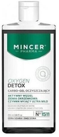 MINCER PHARMA OXYGEN DETOX Carbo-Gel oczyszczający żel do twarzy 250 ml
