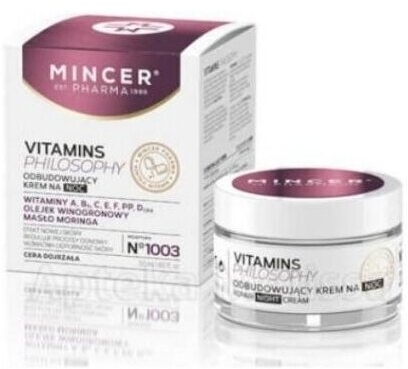 MINCER PHARMA Vitamins Philosophy Odbudowujący krem na noc 50 ml