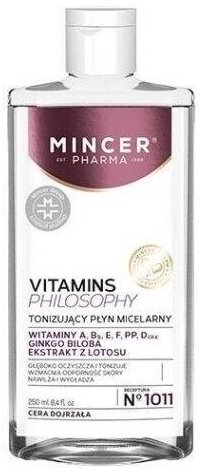 MINCER PHARMA Vitamins Philosophy Tonizujący płyn micelarny 250 ml