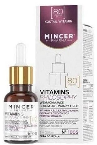 MINCER PHARMA Vitamins Philosophy Wzmacniające serum do twarzy 15 ml