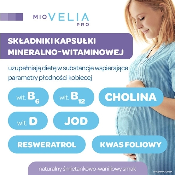 MIOVELIA PRO zestaw 30 saszetek + 30 kapsułek