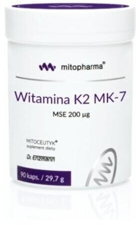 MITO-PHARMA Witamina K2 MK7 MSE 90 kapsułek