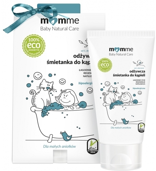 MOmMe Odżywcza Śmietanka do kąpięli dla dzieci 150 ml