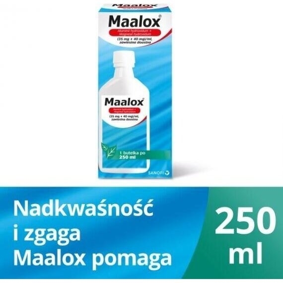 Maalox zawiesina doustna 250 ml