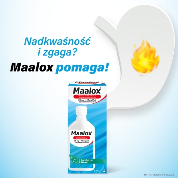 Maalox zawiesina doustna 250 ml
