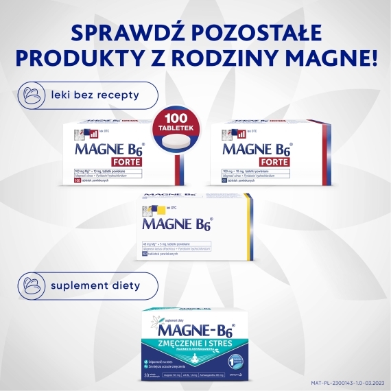 Magne B6 60 tabletek powlekanych
