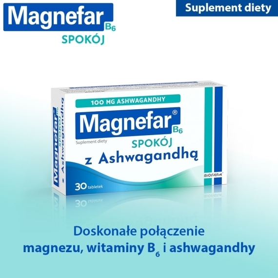 Magnefar B6 Spokój 30 tabletek