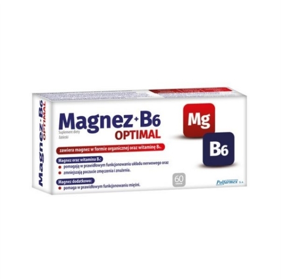 Magnez + B6 Optimal 60 tabletek