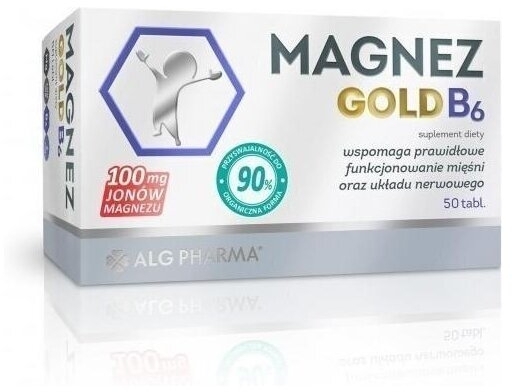 Magnez Gold B6 50 tabletek