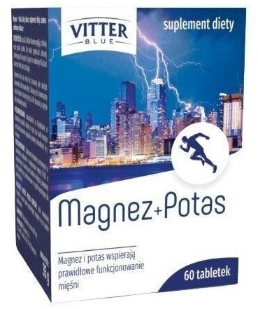 Magnez + Potas Vitter Blue 60 tabletek