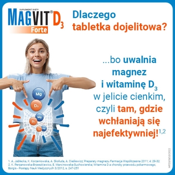 Magvit Forte D3 50 tabletek