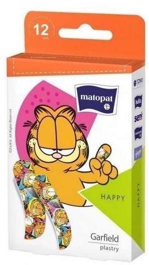 Matopat Happy Plastry z Opatrunkiem Dla Dzieci 12 sztuk