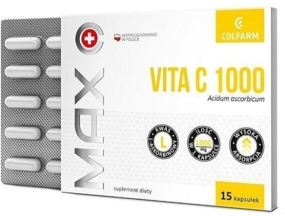 Max Vita C 1000 15 kapsułek