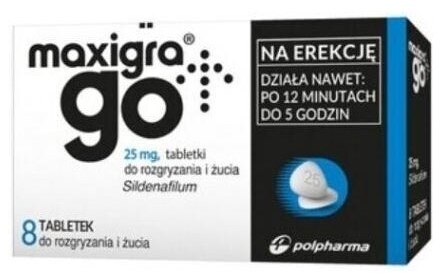 Maxigra Go 8 tabletek