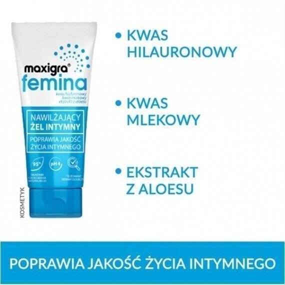 Maxigra femina Nawilżający żel intymny 75 ml