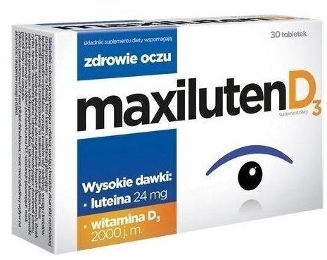 Maxiluten D3 30 tabletek