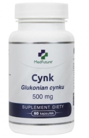 MedFuture Glukonian Cynku 500 mg 60 kapsułek