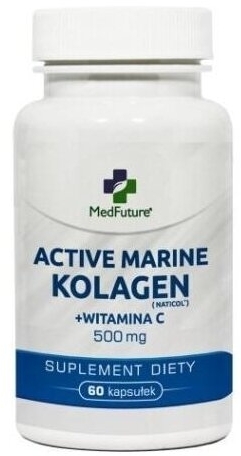 MedFuture Kolagen + Witamina C 500 mg 60 kapsułek