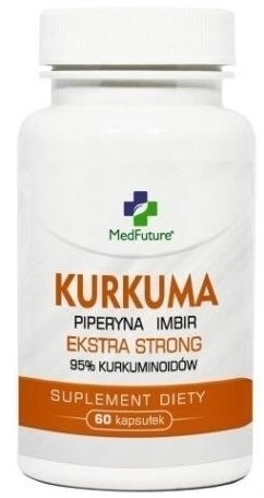 MedFuture Kurkuma Extra Strong + Piperyna + Imbir 60 kaps.