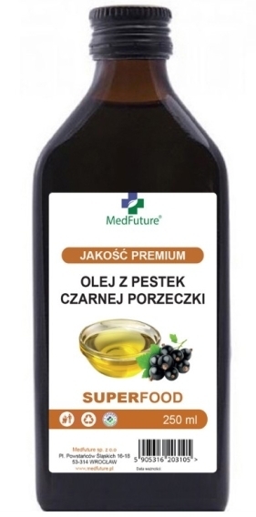MedFuture Olej z pestek czarnej porzeczki 250 ml