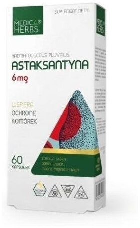 Medica Herbs Astaksantyna 6 mg 60 kapsułek