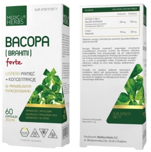 Medica Herbs Bacopa Forte 60 kapsułek