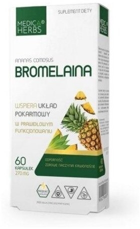 Medica Herbs Bromelaina 60 kapsułek