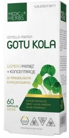 Medica Herbs Gotu Kola 60 kapsułek