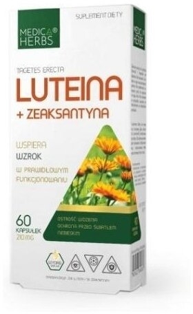 Medica Herbs Luteina + Zeaksantyna 60 kapsułek