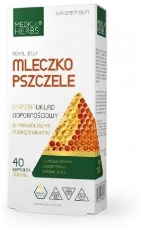 Medica Herbs Mleczko Pszczele 40 kapsułek