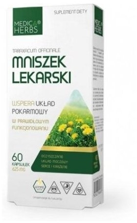 Medica Herbs Mniszek Lekarski 60 kapsułek